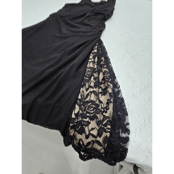 Candalite Dress Women Small W Beige Color Lace On Side Dressy Party Gothic - Picture 6 of 7